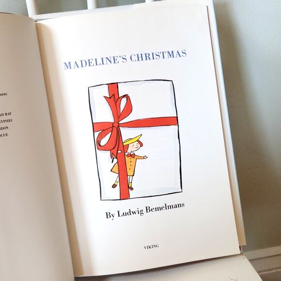 Madeline Christmas Gift Set – 1990 Eden Doll + “Madeline’s Christmas” 1985 Book - Picture 6 of 16